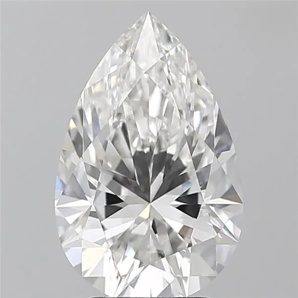 3.06ct Pear Lab Grown Diamond (Colour F, Clarity VVS1, Cut GD, IGI Certified)