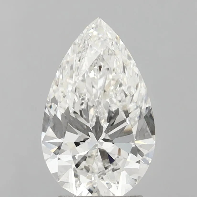3.06ct Pear Lab Grown Diamond (Colour F, Clarity VVS1, IGI Certified)