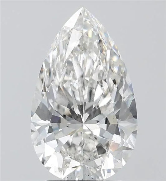 3.06ct Pear Lab Grown Diamond (Colour G, Clarity SI1, IGI Certified)
