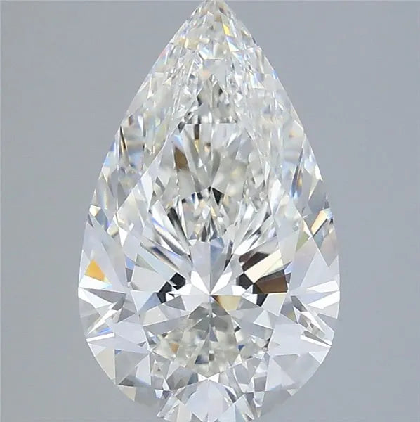 3.06ct Pear Lab Grown Diamond (Colour G, Clarity VS1, IGI Certified)