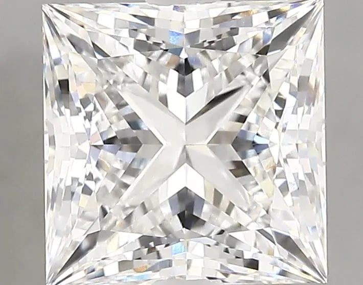 3.06ct Princess Lab Grown Diamond (Colour E, Clarity VVS2, Cut EX, GIA Certified)