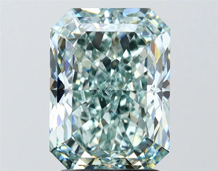 3.06ct Radiant Lab Grown Diamond (Colour Fancy Intense Green, Clarity VVS2, IGI Certified)