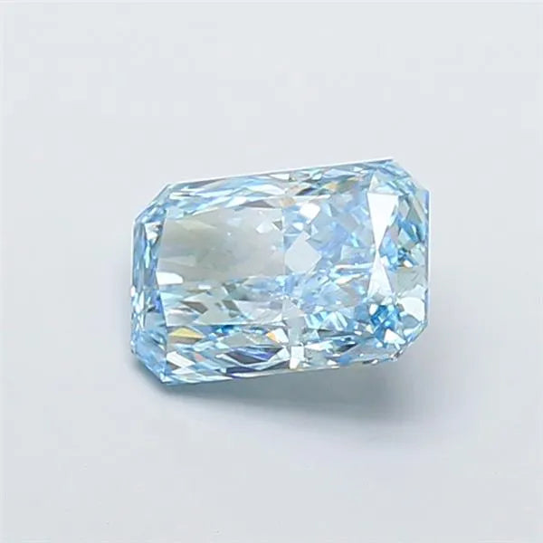 3.06ct Radiant Lab Grown Diamond (Colour Fancy Vivid Blue, Clarity SI1, IGI Certified)