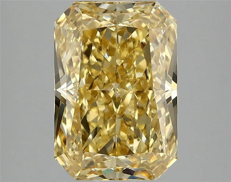 3.06ct Radiant Lab Grown Diamond (Colour Fancy Vivid Yellow, Clarity VS1, IGI Certified)