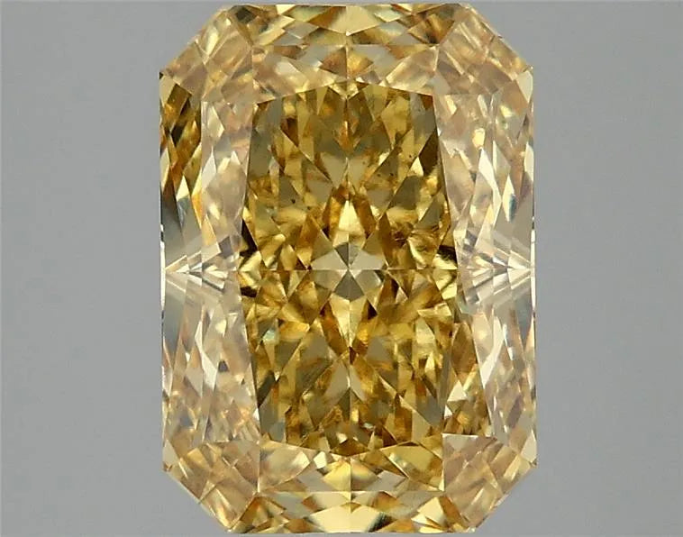 3.06ct Radiant Lab Grown Diamond (Colour Fancy Vivid Yellow, Clarity VS1, IGI Certified)