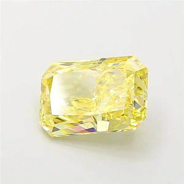 3.06ct Radiant Lab Grown Diamond (Colour Fancy Vivid Yellow, Clarity VS2, IGI Certified)