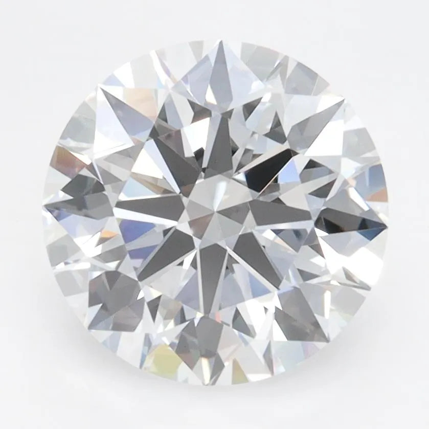 3.06ct Round Lab Grown Diamond (Colour D, Clarity IF, Cut ID, IGI Certified)