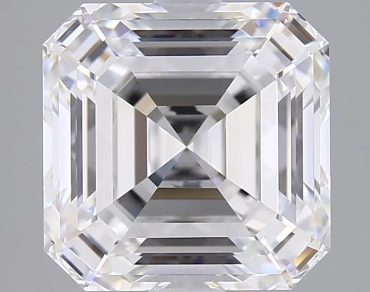 3.07ct Asscher Lab Grown Diamond (Colour F, Clarity IF, IGI Certified)