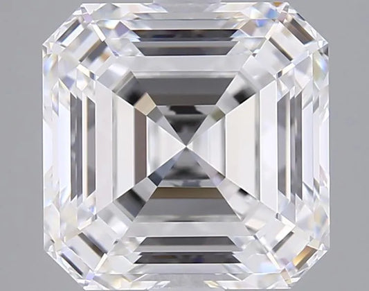 3.07ct Asscher Lab Grown Diamond (Colour F, Clarity IF, IGI Certified)
