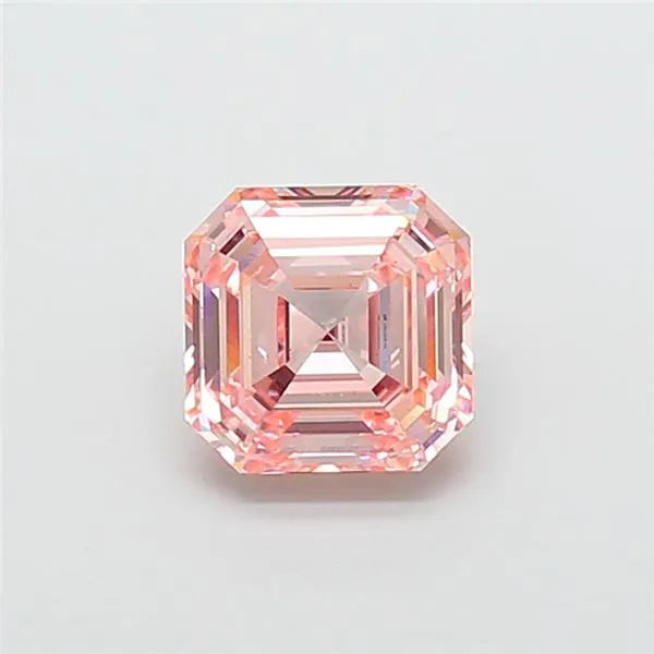 3.07ct Asscher Lab Grown Diamond (Colour Fancy Intense Pink, Clarity VVS2, IGI Certified)