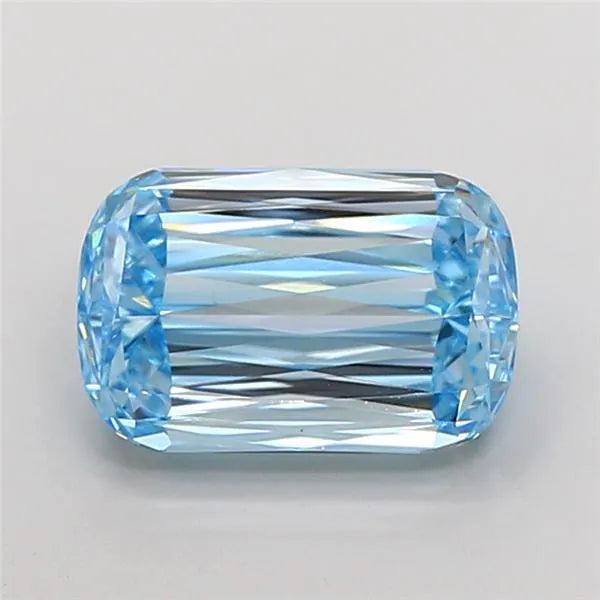 3.07ct Cushion modified Lab Grown Diamond (Colour Fancy Vivid Blue, Clarity VVS2, IGI Certified)
