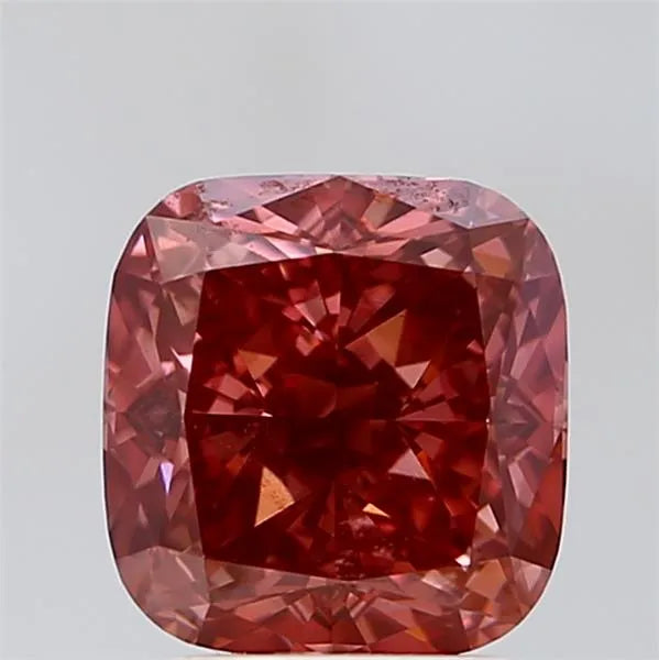 3.07ct Cushion modified Lab Grown Diamond (Colour Fancy Vivid Pink, Clarity VS1, IGI Certified)