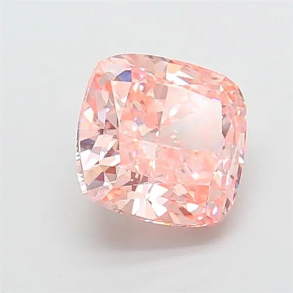 3.07ct Cushion modified Lab Grown Diamond (Colour Fancy Vivid Pink, Clarity VS2, IGI Certified)