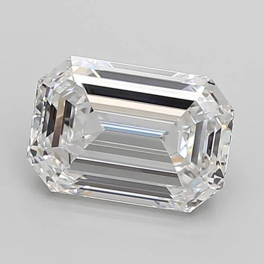 3.07ct Emerald Lab Grown Diamond (Colour D, Clarity IF, Cut EX, IGI Certified)
