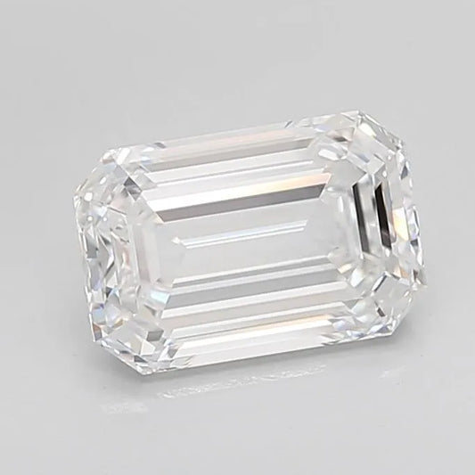 3.07ct Emerald Lab Grown Diamond (Colour D, Clarity IF, IGI Certified)