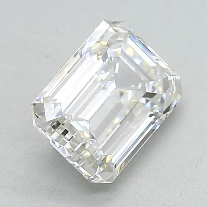 3.07ct Emerald Lab Grown Diamond (Colour G, Clarity VVS2, IGI Certified)