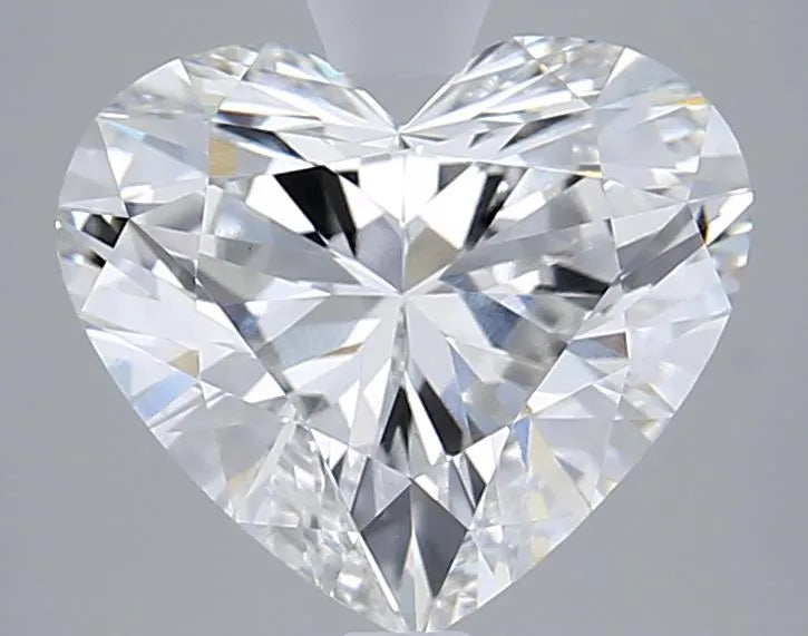 3.07ct Heart Lab Grown Diamond (Colour E, Clarity VVS2, IGI Certified)