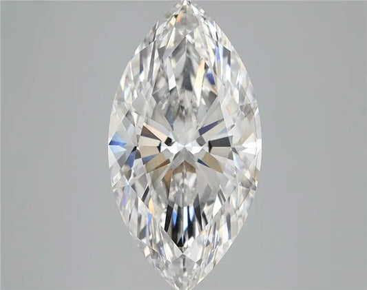 3.07ct Marquise Lab Grown Diamond (Colour F, Clarity SI1, IGI Certified)