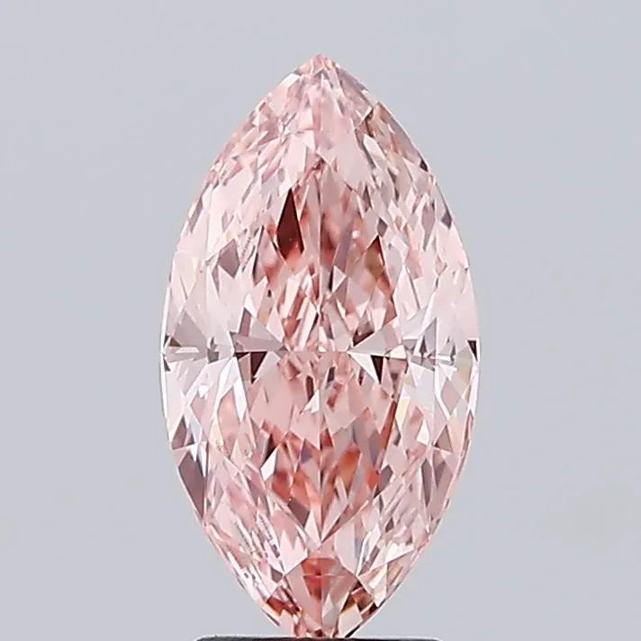 3.07ct Marquise Lab Grown Diamond (Colour Fancy Vivid Pink, Clarity VVS2, IGI Certified)