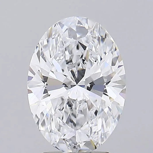3.07ct Oval Lab Grown Diamond (Colour D, Clarity IF, IGI Certified)
