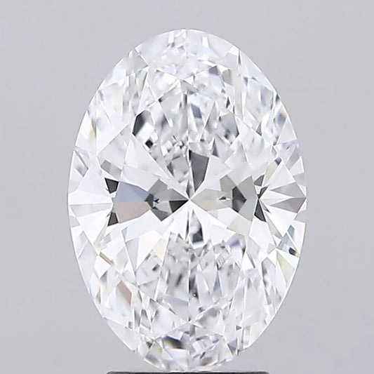 3.07ct Oval Lab Grown Diamond (Colour D, Clarity IF, IGI Certified)