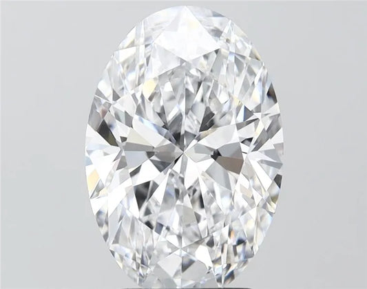 3.07ct Oval Lab Grown Diamond (Colour D, Clarity IF, IGI Certified)