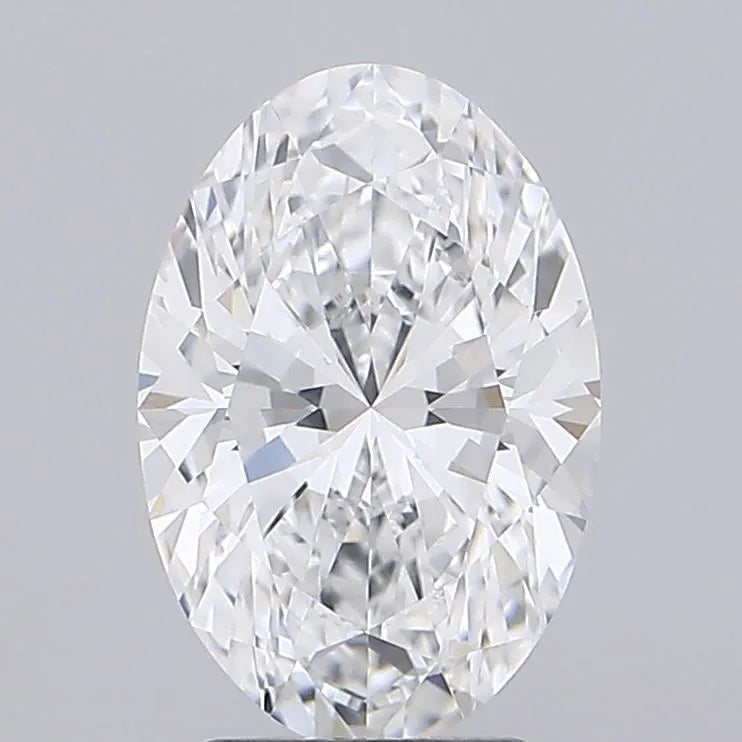 3.07ct Oval Lab Grown Diamond (Colour D, Clarity VVS1, IGI Certified)
