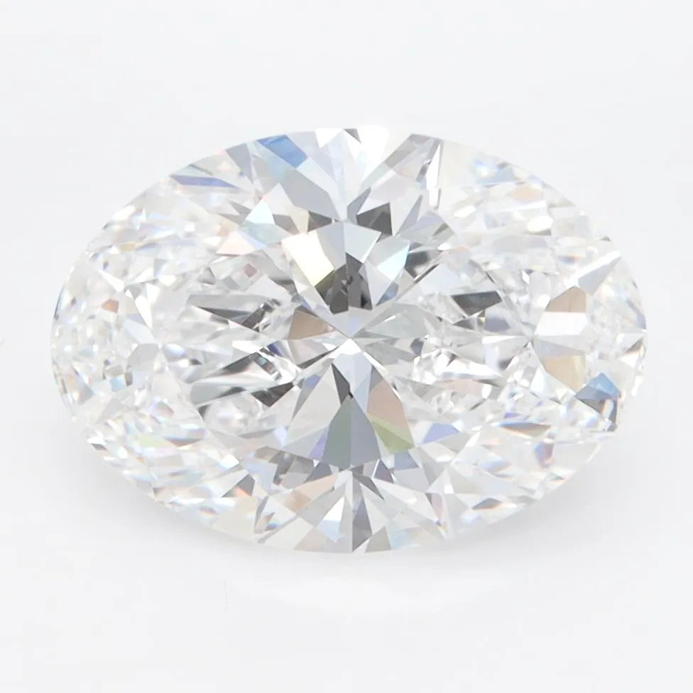 3.07ct Oval Lab Grown Diamond (Colour D, Clarity VVS1, IGI Certified)