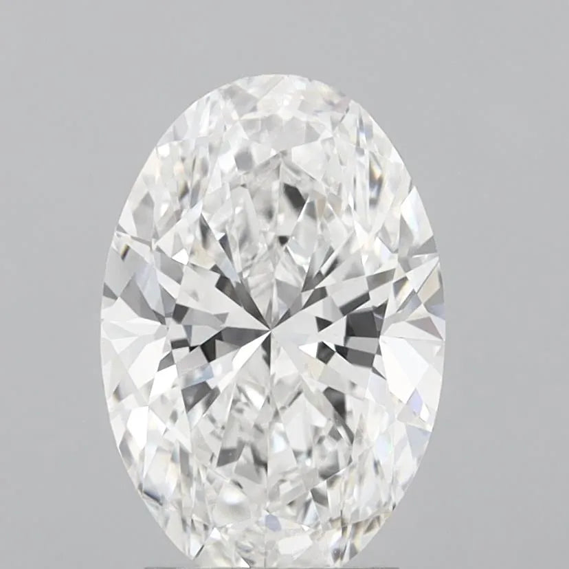 3.07ct Oval Lab Grown Diamond (Colour E, Clarity VVS2, IGI Certified)