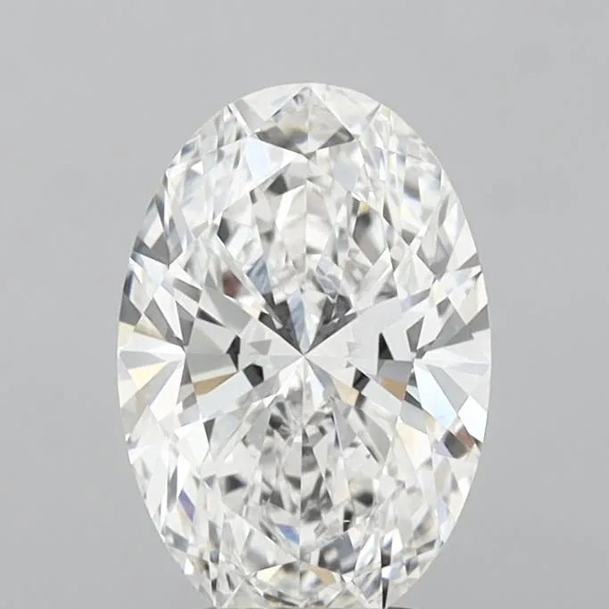 3.07ct Oval Lab Grown Diamond (Colour E, Clarity VVS2, IGI Certified)