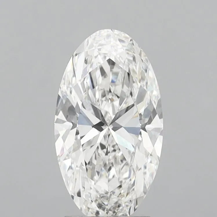 3.07ct Oval Lab Grown Diamond (Colour E, Clarity VVS2, IGI Certified)