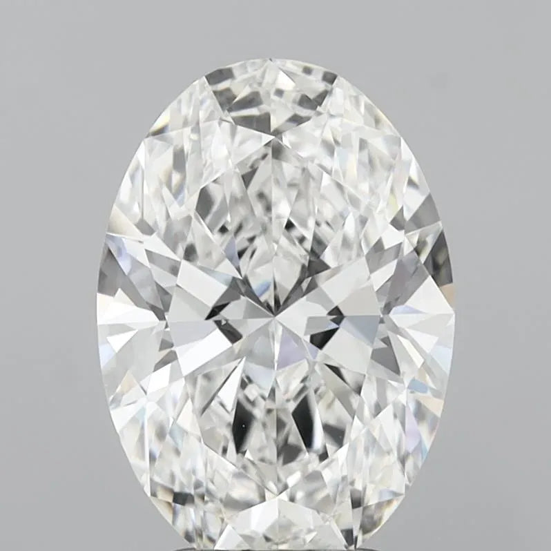 3.07ct Oval Lab Grown Diamond (Colour E, Clarity VVS2, IGI Certified)