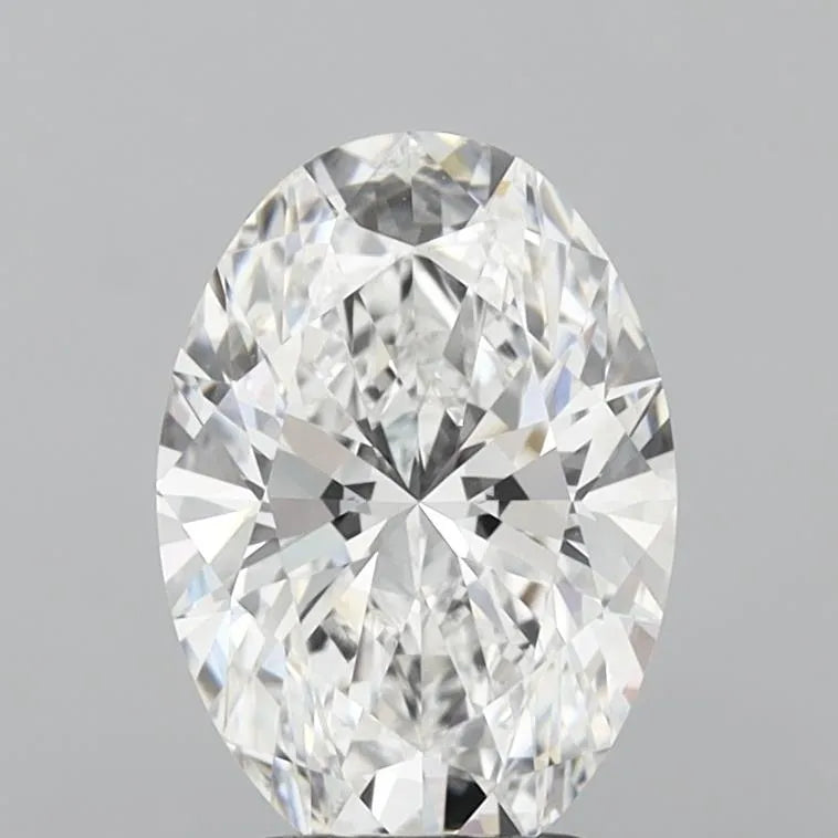 3.07ct Oval Lab Grown Diamond (Colour E, Clarity VVS2, IGI Certified)