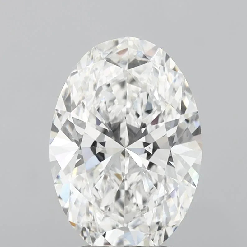 3.07ct Oval Lab Grown Diamond (Colour E, Clarity VVS2, IGI Certified)