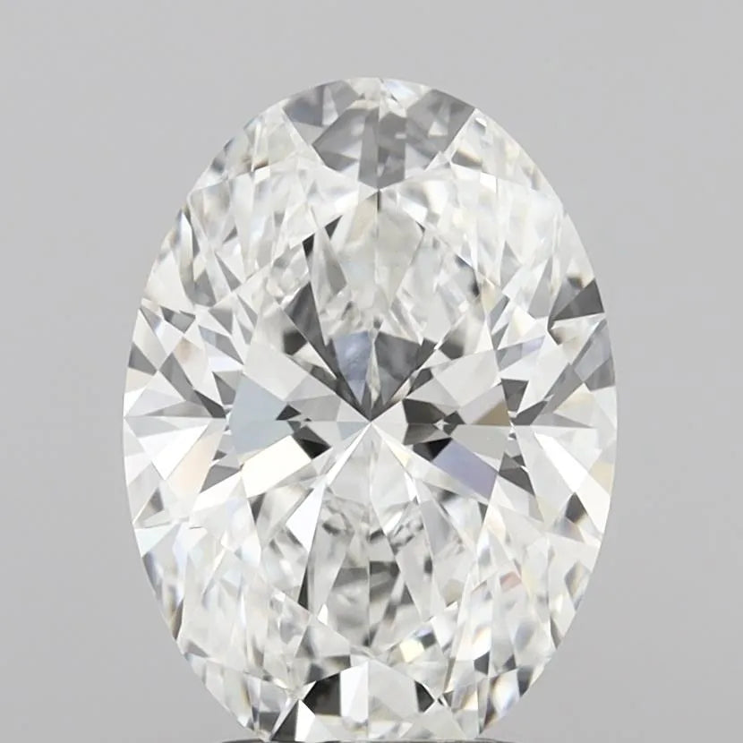 3.07ct Oval Lab Grown Diamond (Colour E, Clarity VVS2, IGI Certified)