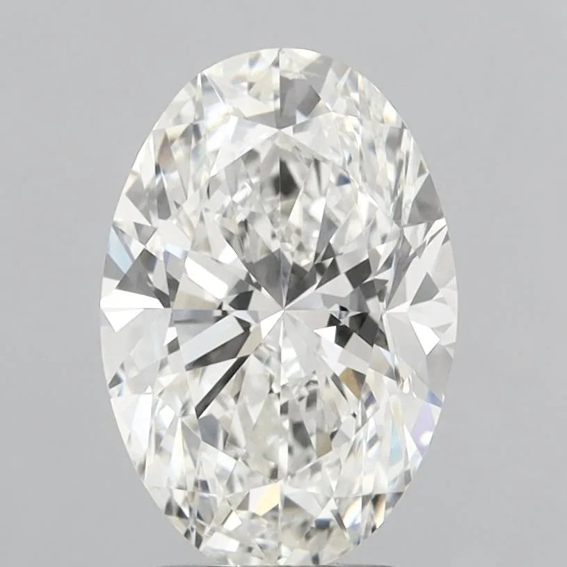 3.07ct Oval Lab Grown Diamond (Colour G, Clarity VVS2, IGI Certified)