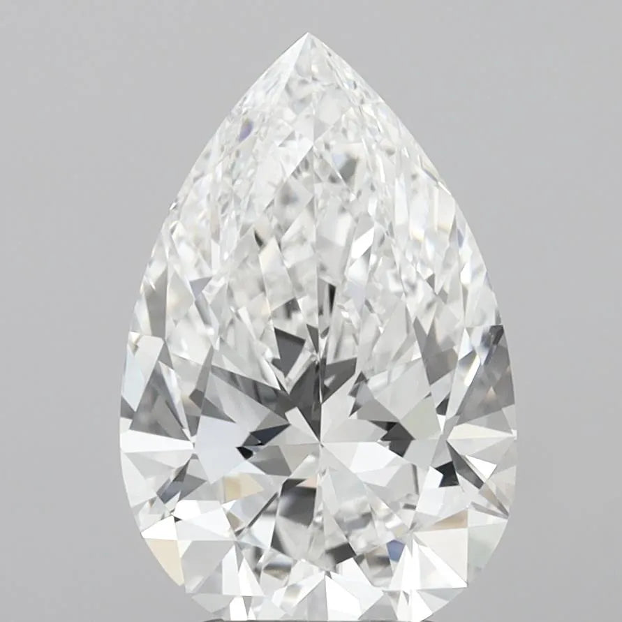 3.07ct Pear Lab Grown Diamond (Colour D, Clarity IF, IGI Certified)