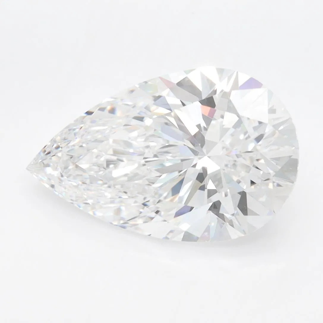 3.07ct Pear Lab Grown Diamond (Colour D, Clarity IF, IGI Certified)