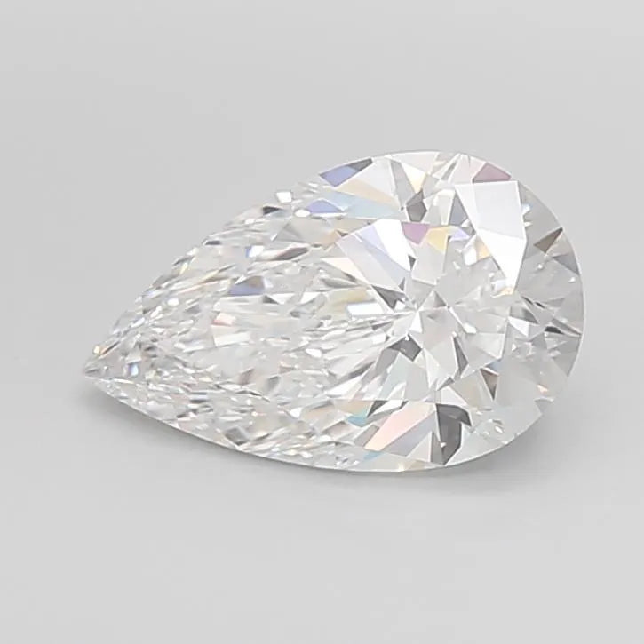 3.07ct Pear Lab Grown Diamond (Colour D, Clarity VVS2, IGI Certified)