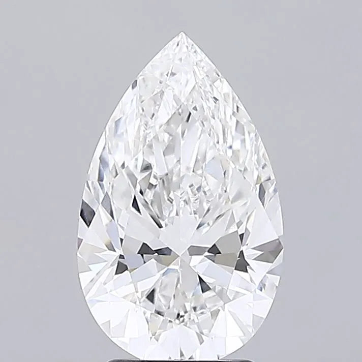3.07ct Pear Lab Grown Diamond (Colour E, Clarity VVS1, IGI Certified)