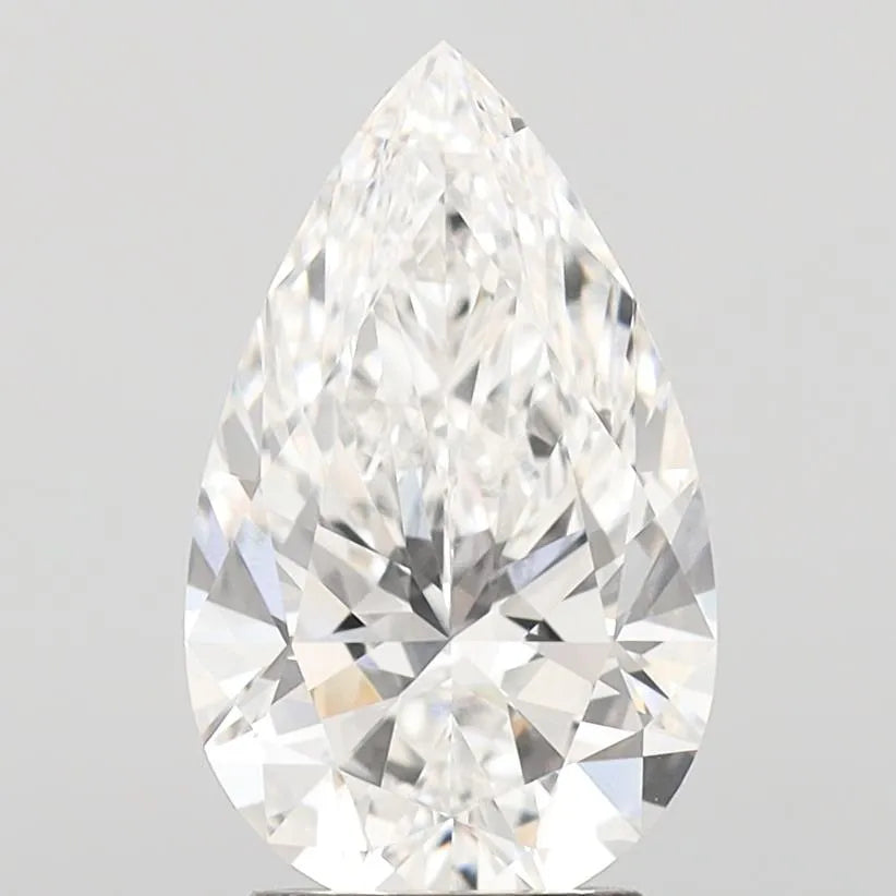 3.07ct Pear Lab Grown Diamond (Colour E, Clarity VVS1, IGI Certified)