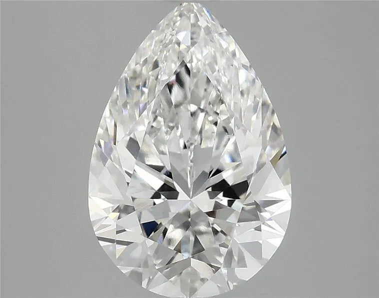 3.07ct Pear Lab Grown Diamond (Colour E, Clarity VVS2, IGI Certified)