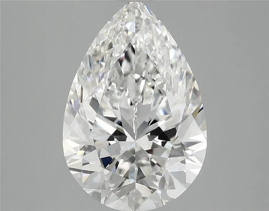 3.07ct Pear Lab Grown Diamond (Colour E, Clarity VVS2, IGI Certified)