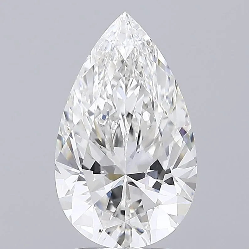 3.07ct Pear Lab Grown Diamond (Colour F, Clarity VVS1, IGI Certified)