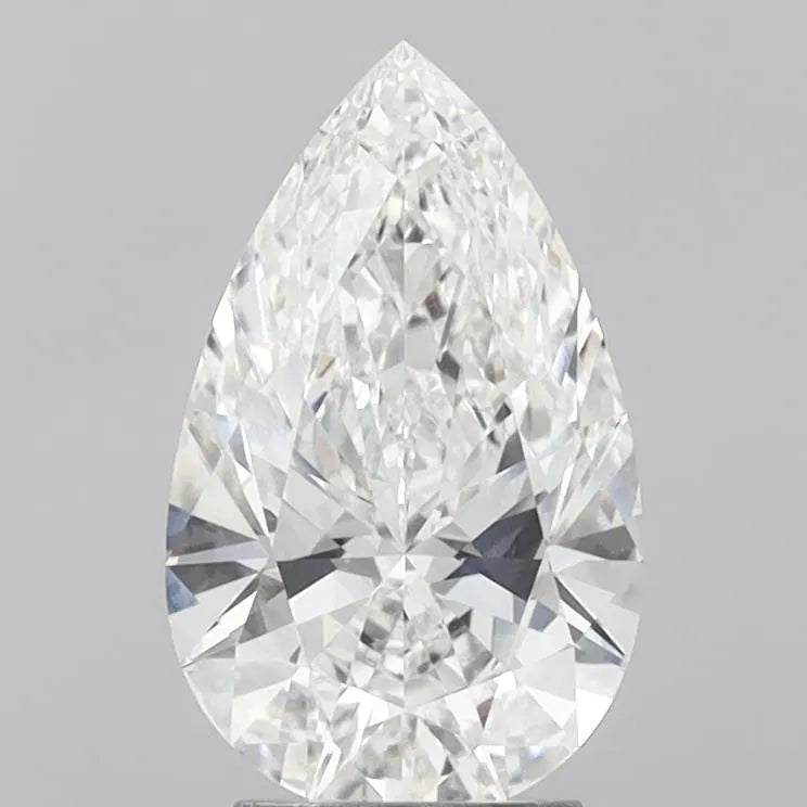3.07ct Pear Lab Grown Diamond (Colour F, Clarity VVS2, IGI Certified)