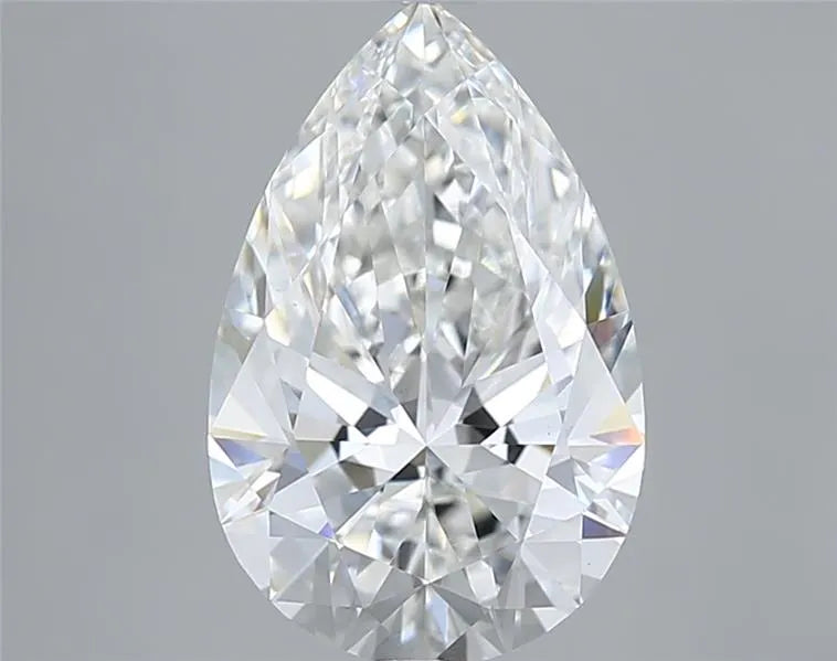 3.07ct Pear Lab Grown Diamond (Colour F, Clarity VVS2, IGI Certified)