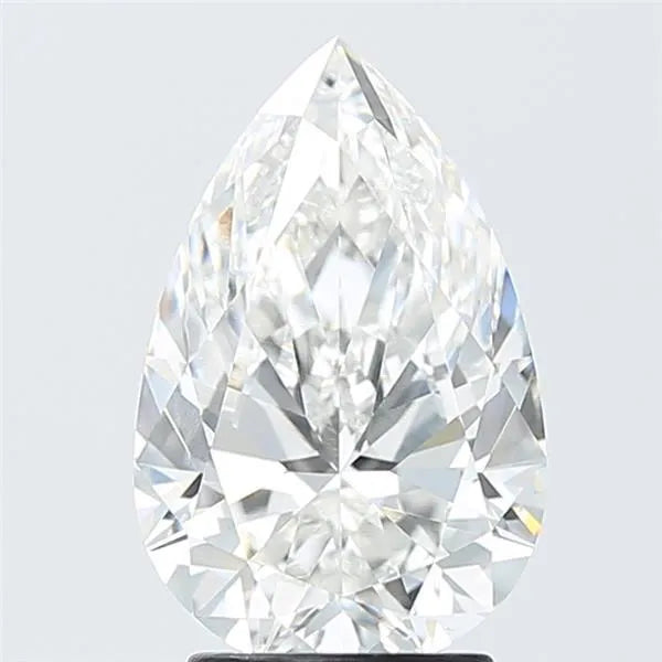 3.07ct Pear Lab Grown Diamond (Colour F, Clarity VVS2, IGI Certified)