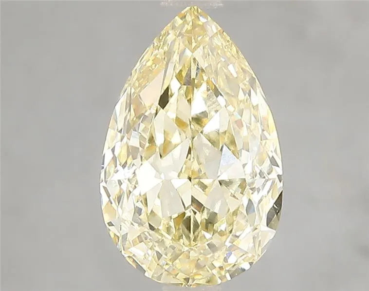 3.07ct Pear Lab Grown Diamond (Colour Fancy Intense Yellow, Clarity VS1, Cut GD, IGI Certified)