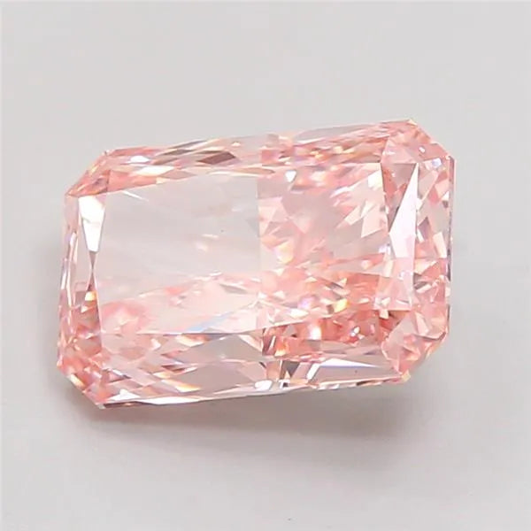 3.07ct Radiant Lab Grown Diamond (Colour Fancy Intense Pink, Clarity VS1, IGI Certified)
