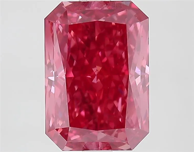 3.07ct Radiant Lab Grown Diamond (Colour Fancy Vivid Pink, Clarity VVS2, IGI Certified)